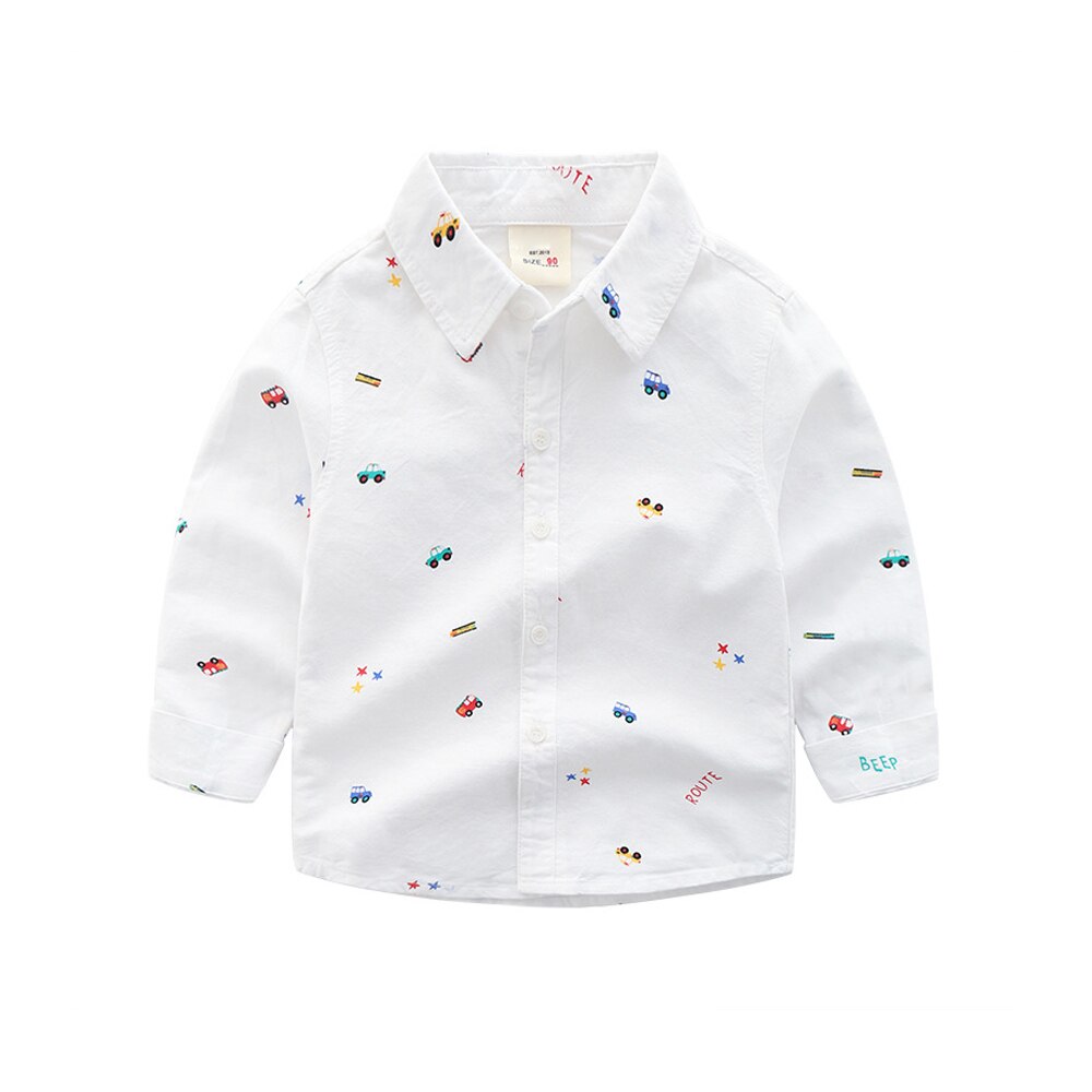 Lange Mouwen Wit Baby Shirts Baby Boy Katoenen Oxford Shirt Tiener Lente Jongen Kleding Classic Tops Shirts Peuter Jongen