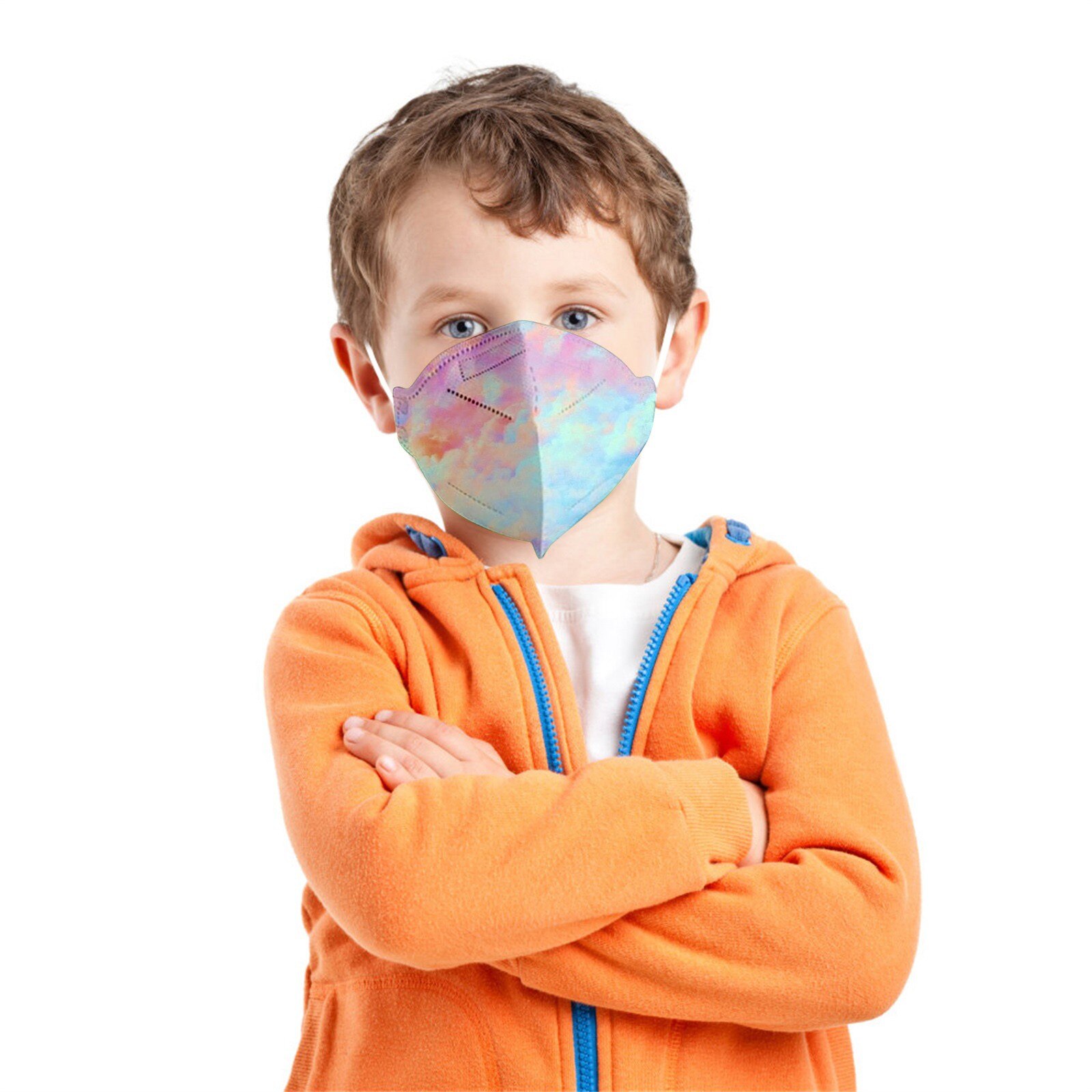 Máscara protectora para la cara, 5 capas, alta densidad, PM2.5, filtro de protección contra la contaminación y el viento