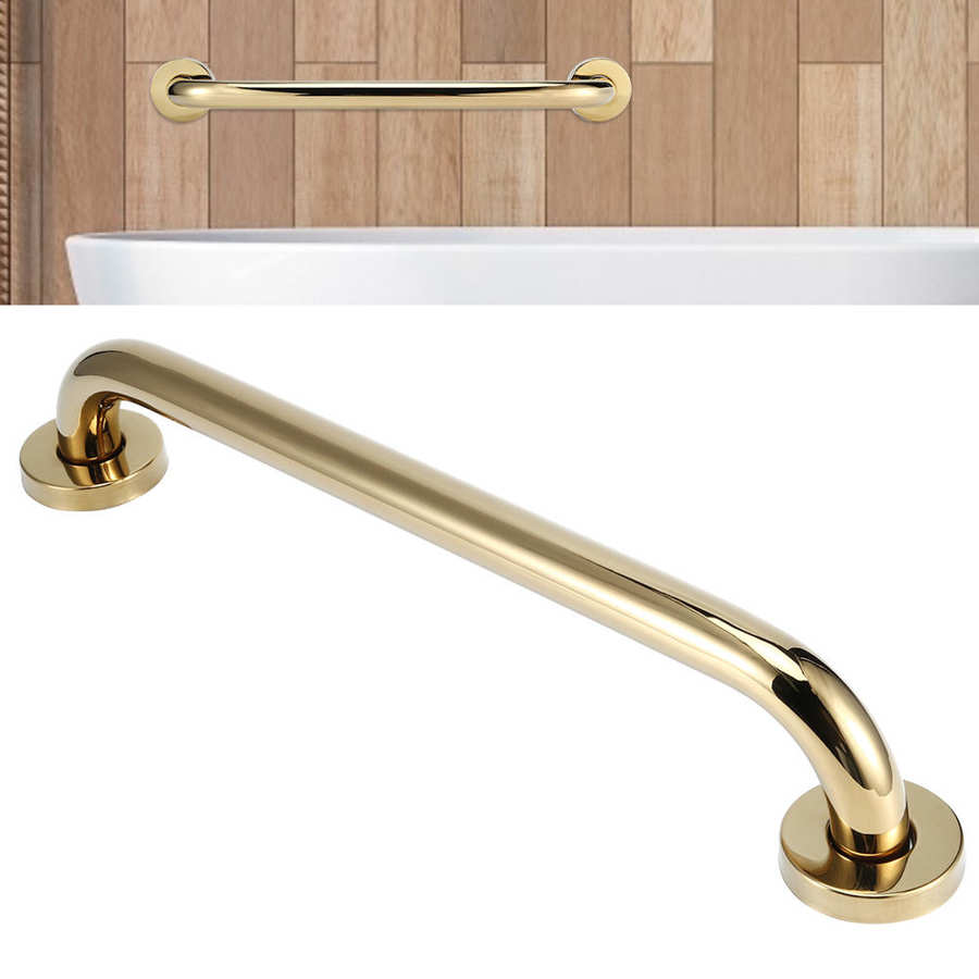 Badeværelse hånd bar gelænder sikkerhed rustfrit stål guld farve til badeværelse badekar toilet hjem