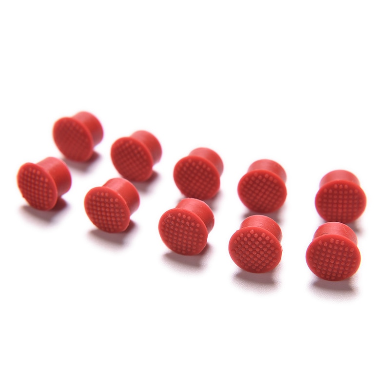 10 Pcs Laptop Tepel Rubber Mouse Pointer Cap Voor Ibm Thinkpad Little Trackpoint Red Cap Voor Lenovo Toetsenbord Trackstick Gids