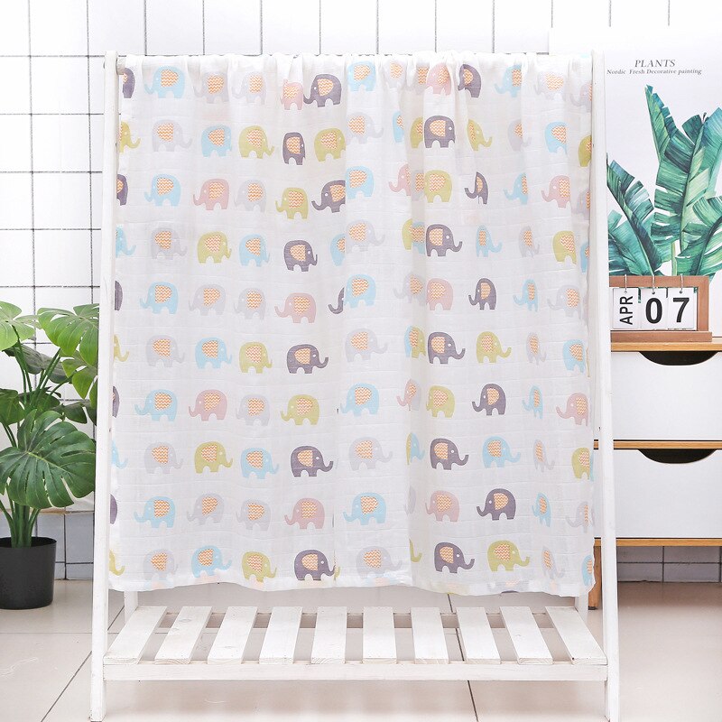 120cm*110cm baby filt muslin lindar babyhanddukar bomull filt baby muslin filt 120 muslin blöja blöja vård: B