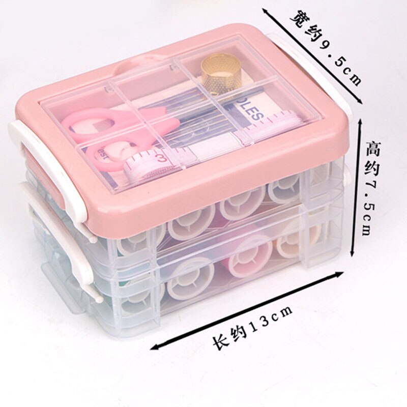 Household sewing box set tool box multifunctional sewing kit sewing thread hand sewing needle storage and finishing box