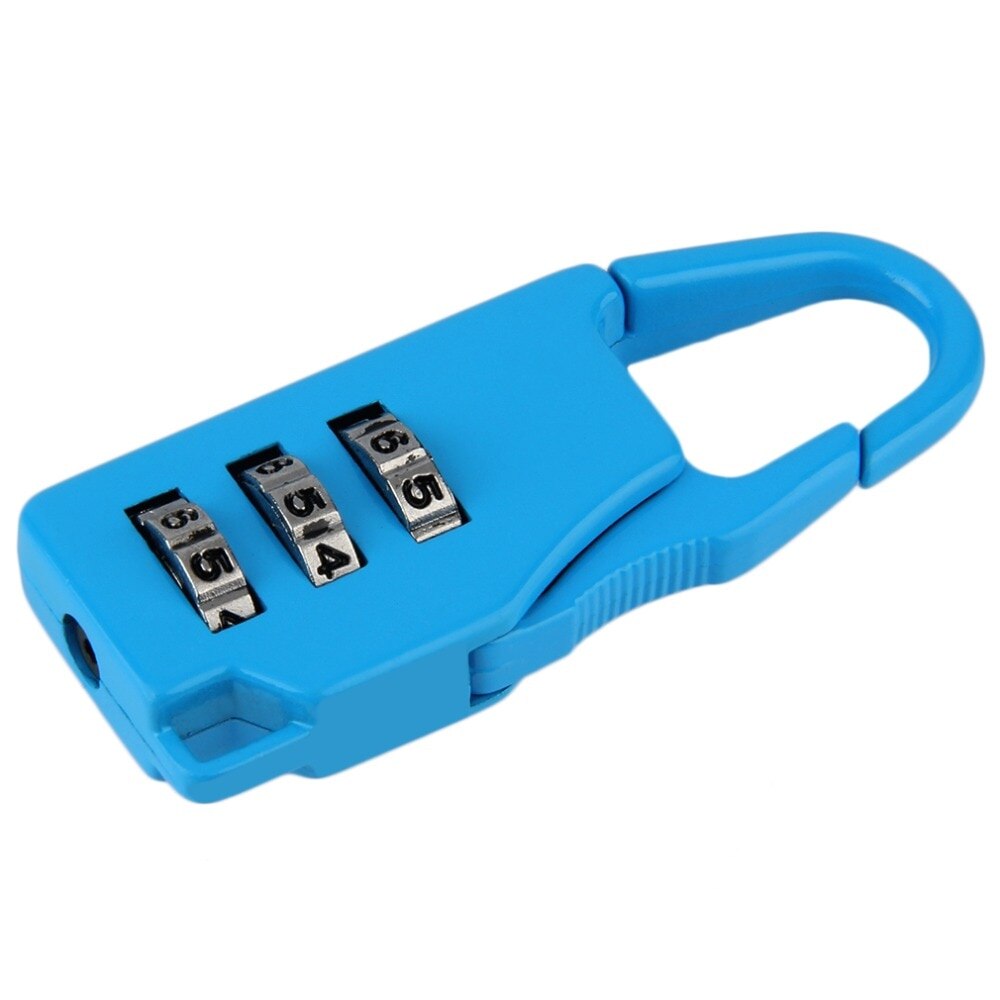 Coffre-fort en alliage de zinc, 1 pièce, combinaison sécurité 3 sac à bagages valise de voyage Code serrure à glissière cadenas boîtes à bijoux