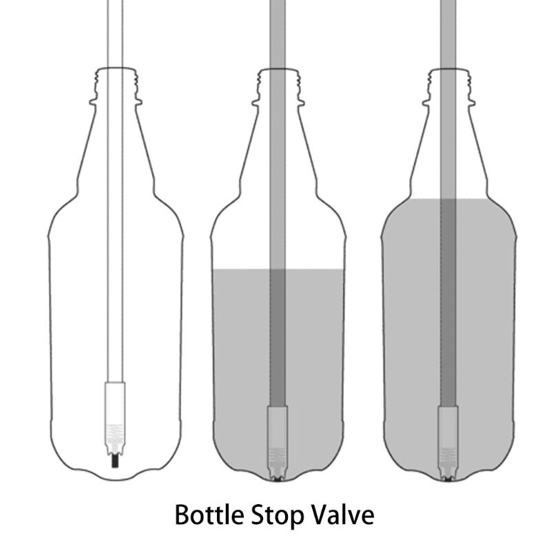 Beer Bottle Filler Bottling Wand Spring Loaded for Beer and Wine Home Brewing B85C