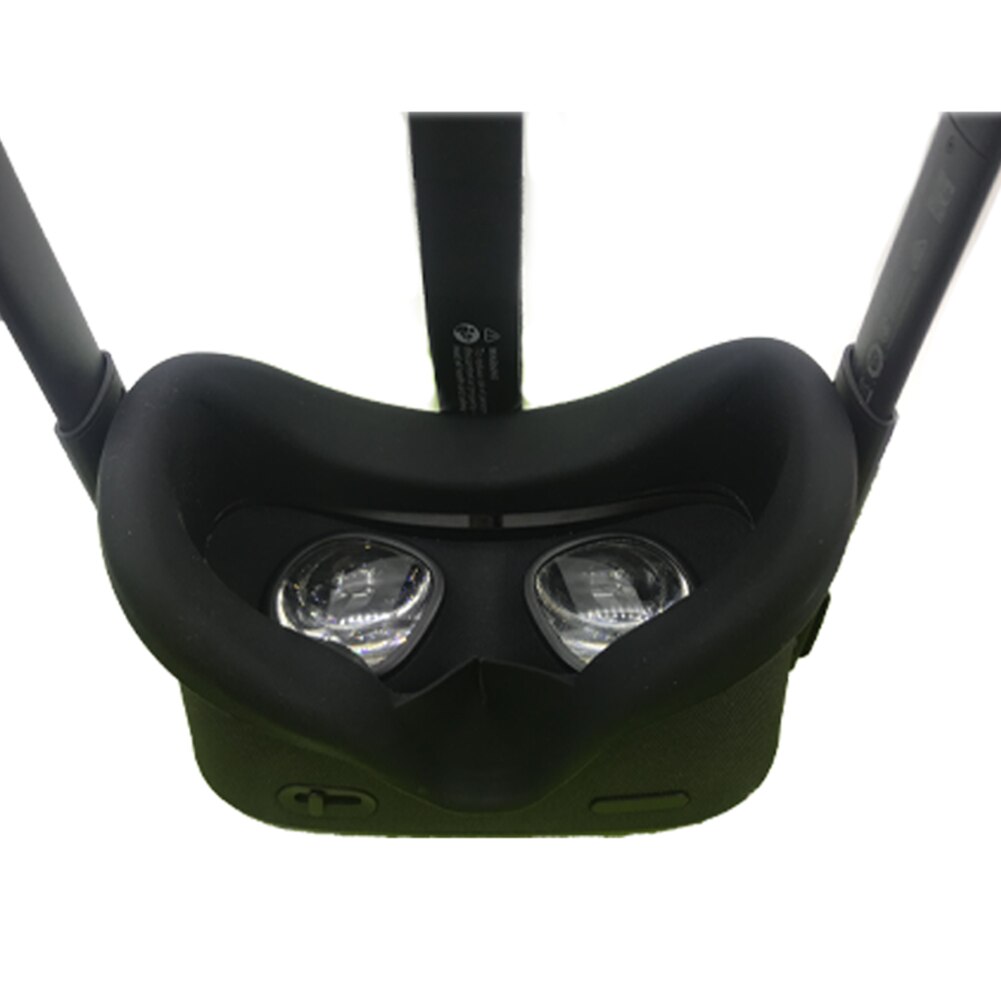 Protective VR Glasses Face Cover Eye Mask Skin Soft Elastic Replacement Shading Accessories Silicone Cover for OculusQuest: Black