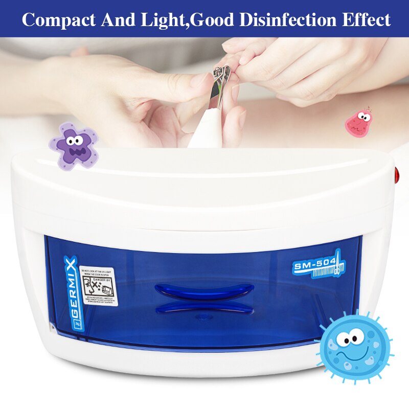 UV Sterilizer Box Mini Ozone Disinfection Cabinet Ultraviolet Salon Household Nail Manicure Tools Sterilization Machine For Home