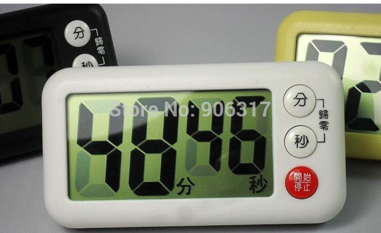 Grote LCD Digitale Kookwekker Count-Down Up Klok Luid Alarm