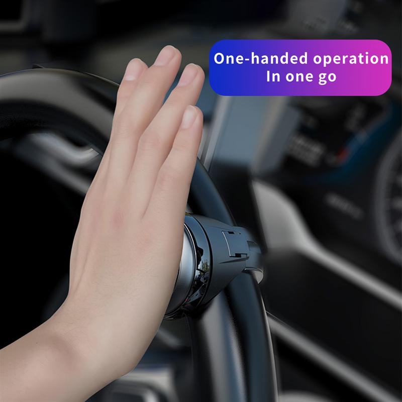 Steering Wheel Assistive Ball Power Booster Ball Spinner Steering Handle Wheel Knob For Car Vehicle Steering Wheel Auto (Silver)