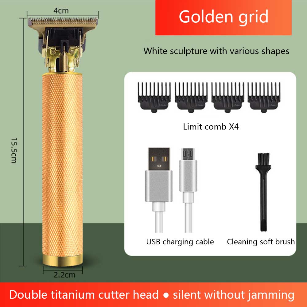 Clipper Maquina De Cortar Cabello Hair Mower Trimmer For Men Beard Electric Shaver Haircut Machine Hairstyle Cutter Professiona: Set-1