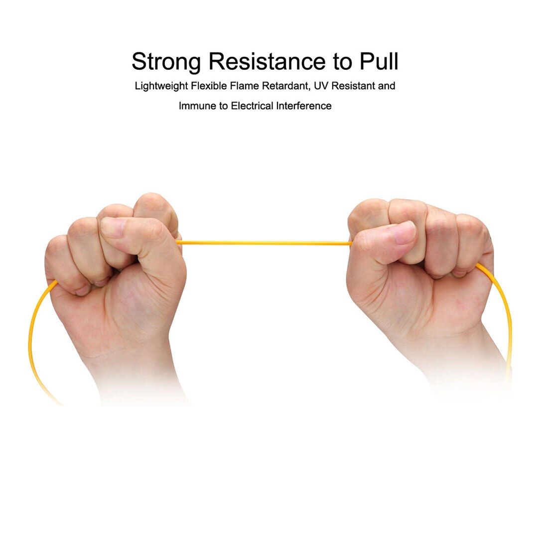 uxcell 1Pcs Fiber Cable,5 Meters 16Ft FC to LC Duplex 9/125 Single-mode Fiber Optic Cable Jumper Optical Patch Cord FC-LC