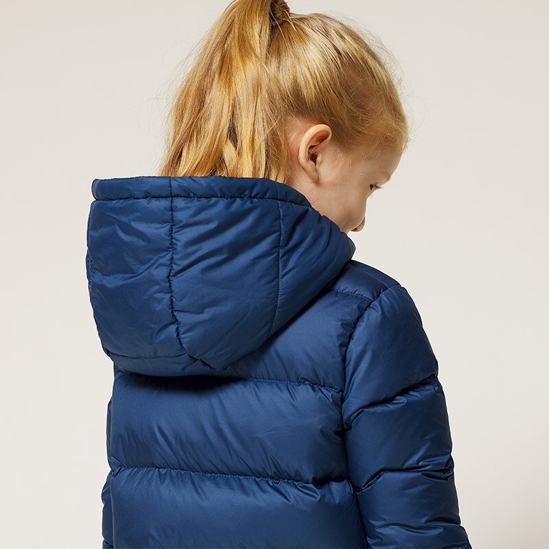 Russland Winter Unten Jacken Für Baby Mädchen verlieren Dicke Weiße Ente Unten Mäntel Warme Schneeanzug freundlicher draussen Oberbekleidung Kleidung