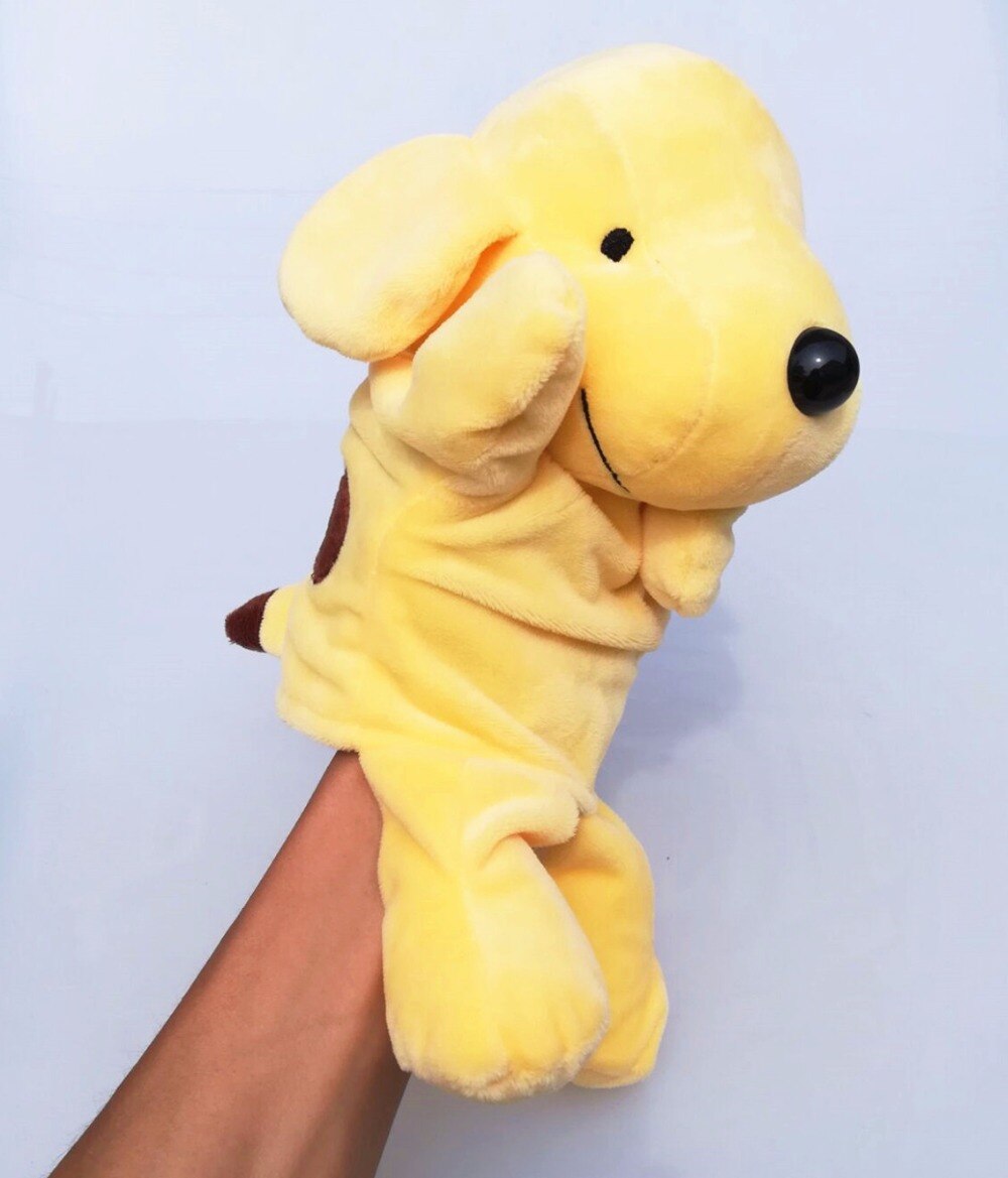 Nice Sexy Cute Cartoon Plush Daby Toy Nici Hippo Ladybug Wolf Giraffe Raccoon Crocodile Stereo Hand Puppet Daby Telling Story