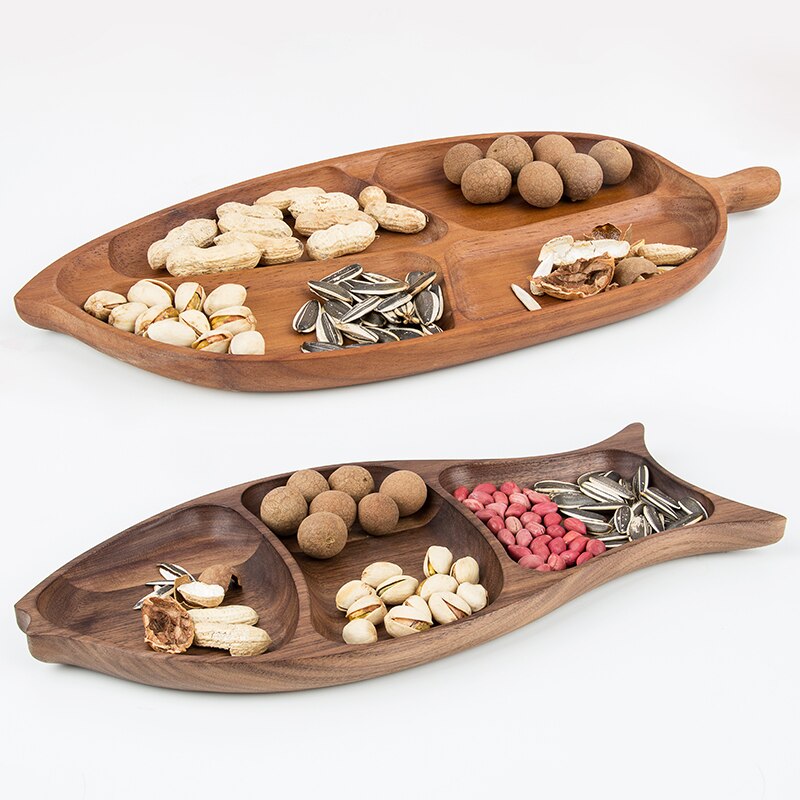 En bois style nordique conseil maison collations bonbons dessert assiette de fruits vaisselle décorative WJ605
