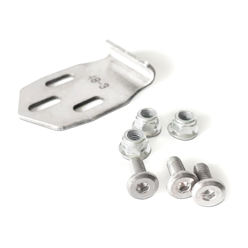Motorbike Frame Mount Bracket Accessory Motorcycle Side Luggage Case Fasteners: Lavender