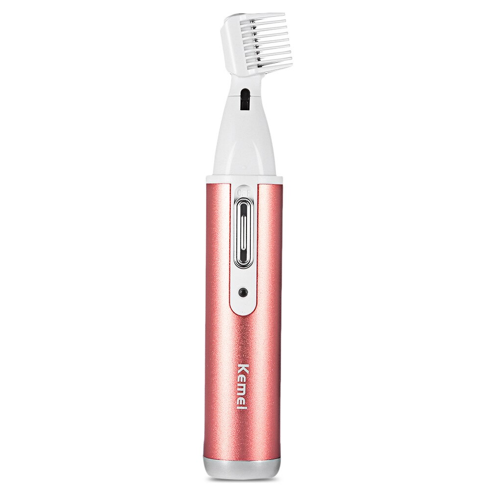 Kemei KM-6637 Electric Shaver 4 in 1 Rechargeable Hair Trimmer Women Hair Removal Machine Epilator Eyebrow Nose Trimmer Razor