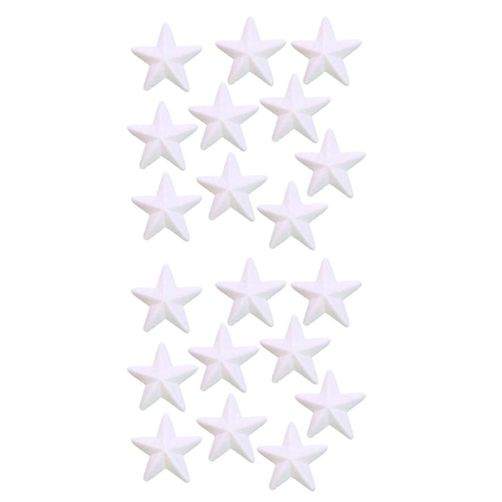 10 Pieces 2cm Shaped Styrofoam Ornaments DIY Craft Party Decoration