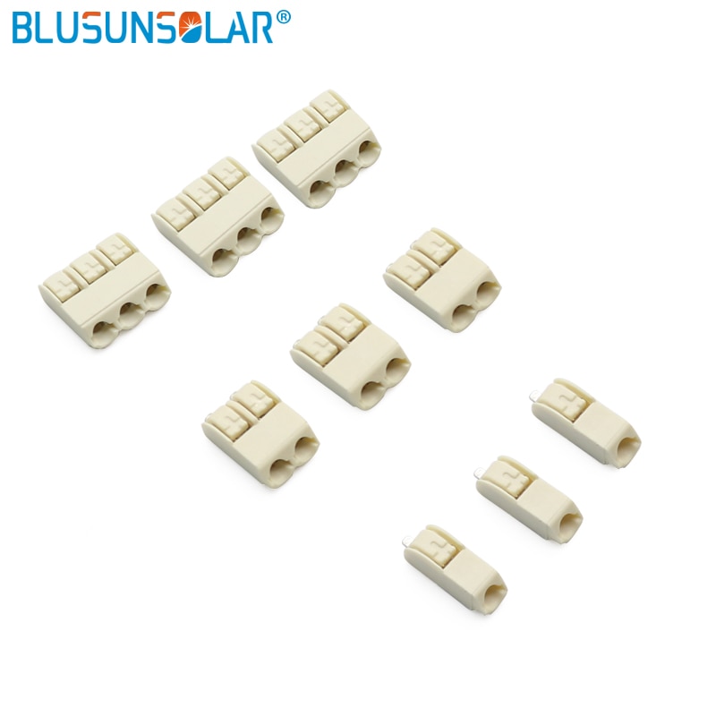 100 pcs/lot LED SMD Wiring Terminal Block, PCB Wire Cable Connector, Push in Lighting Connection Connector LED101 102 103
