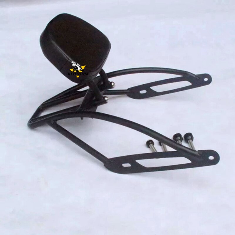 Motorcycle Rear Sissy Bar Backrest Luggage Rack For Harley Street 750 500 carbon steel material