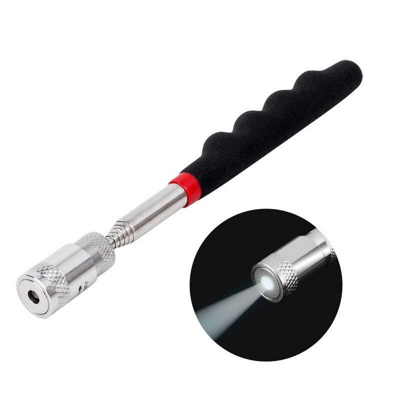 Magnetic Telescoping Pick Up Tool Telescopic Magnet Stick to Small Metal Picking Pen Metal Picker Suction Powerful Iron Stick: Black 190-790mm