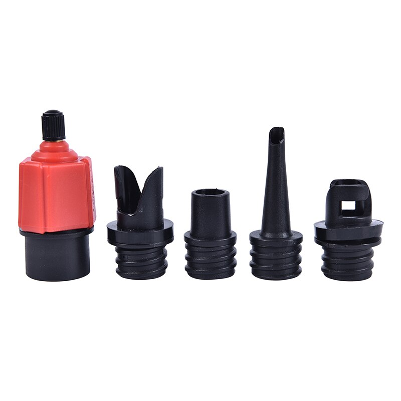 Aufblasbare Pumpe Adapter Luft Ventil Adapter Für Surfen Paddel Gremium Beiboot Kanu Schlauchboot Reifen Kompressor Konverter 4 Düse
