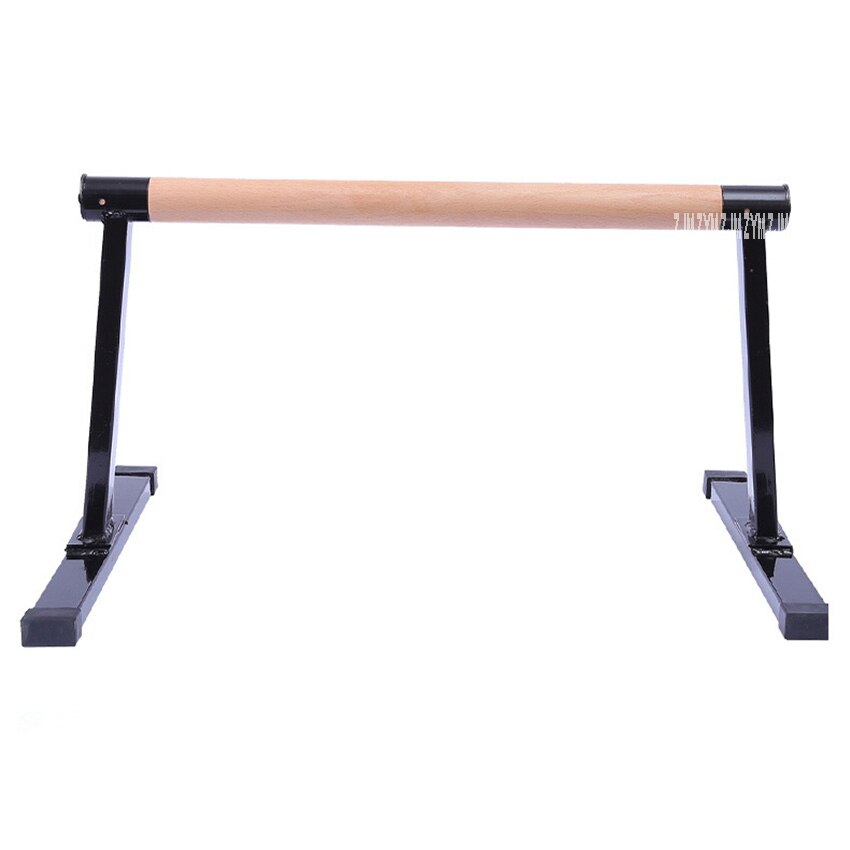 Indoor Fitness I-Shaped Push-Up Support Wood Grip Push-Up Stand Frame Outdoor Antiskid Multifunctional Handstand Parallel Rod