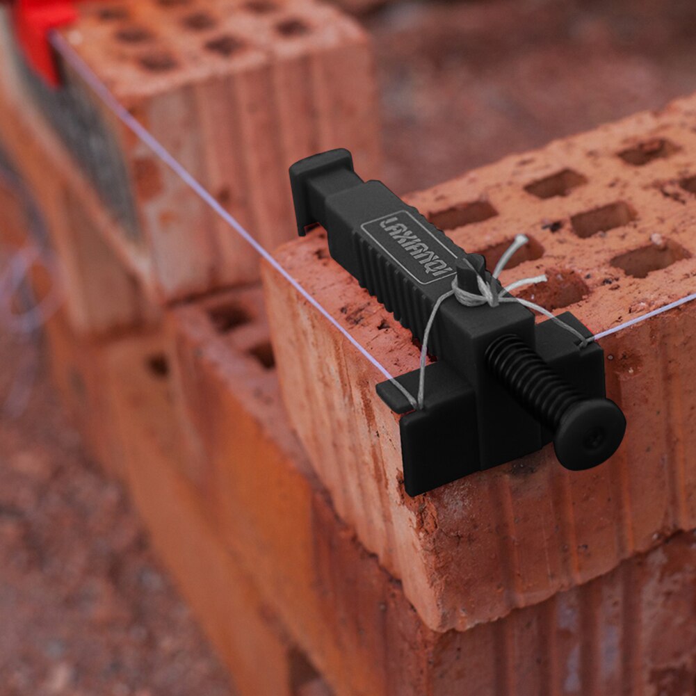 2 Stuks Universele Bricklaying Draad Lade Techniek Baksteen Lijn Lade Bouwen Bouw Armatuur Metselaar Tool