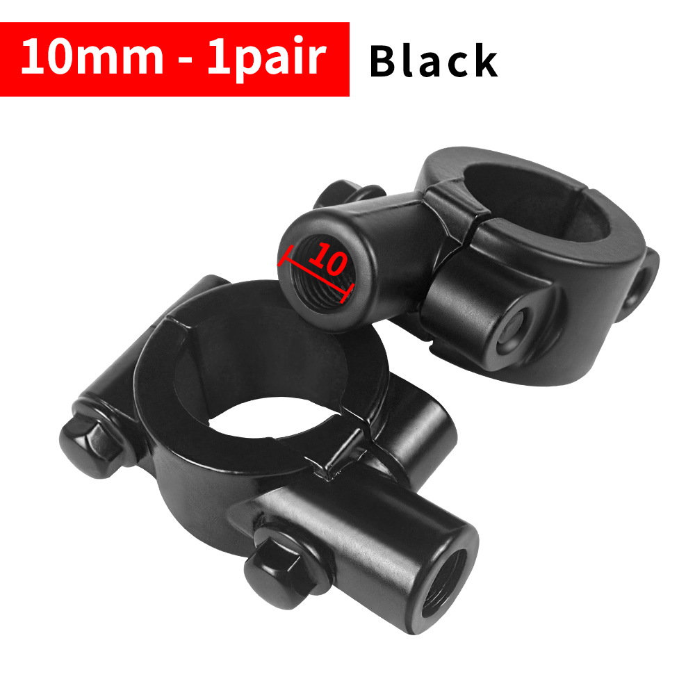 Bicycle Rearview Mirrors with 10mm Adaptor 7/8&quot; Handlebar Side Mirrors for Mountain Bike Electric Bicycle Dirt Bike Scooter Moto: 10mm Adaptor