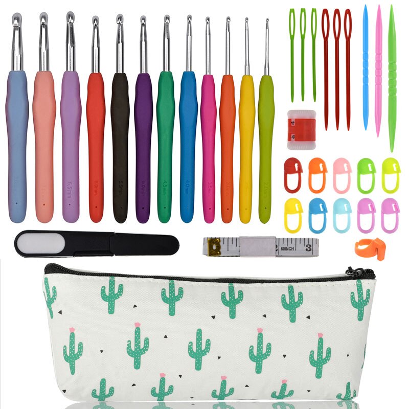 12 Styles Crochet Hook Set DIY Weave Needle Arts Craft For Knitting Needles And Crochet Hooks Sewing Tools Accessories For Women: Style 6