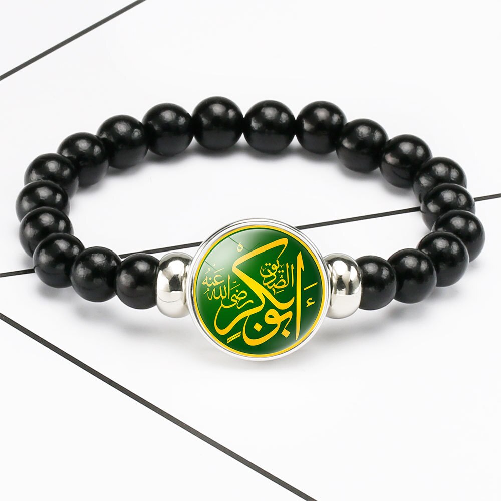 Midden-oosten Islam Moslim Kraal Armbanden 18Mm Snap Knoppen Dome Cabochon Charms Armband Cadeaus Voor Moslim Allah