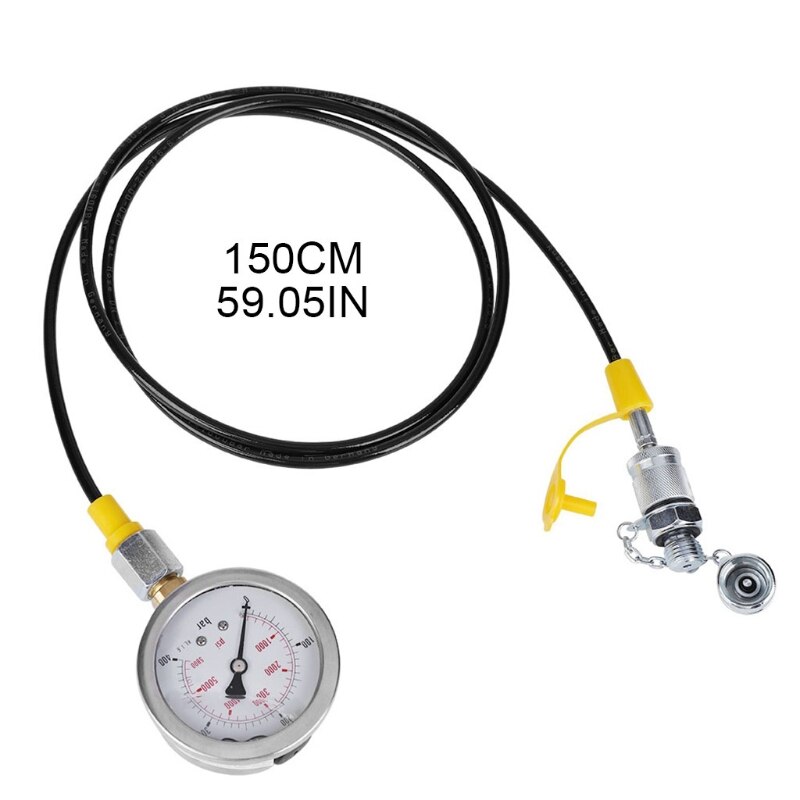 Hydraulic Pressure Test Kit 250/400/600bar Hydraulic Gauge Kit Hydraulic Tester &amp; Durable