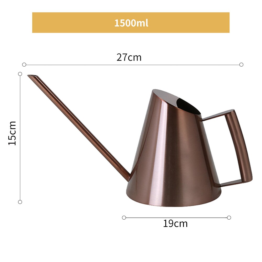 Konewka konewka ze stali nierdzewnej stalowe długie wylewka ogrodnictwo doniczkowe użyj uchwytu idealny robić podlewania rośliny kwiatowe prysznic akcesorium: E-L