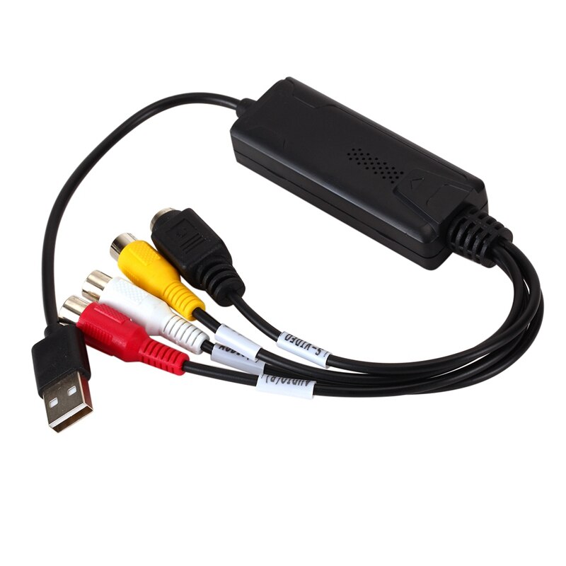 Video and Audio USB2.0 Capture Card Support Dual System Windows MAC Monitoring AV Capture Compatible with All Systems