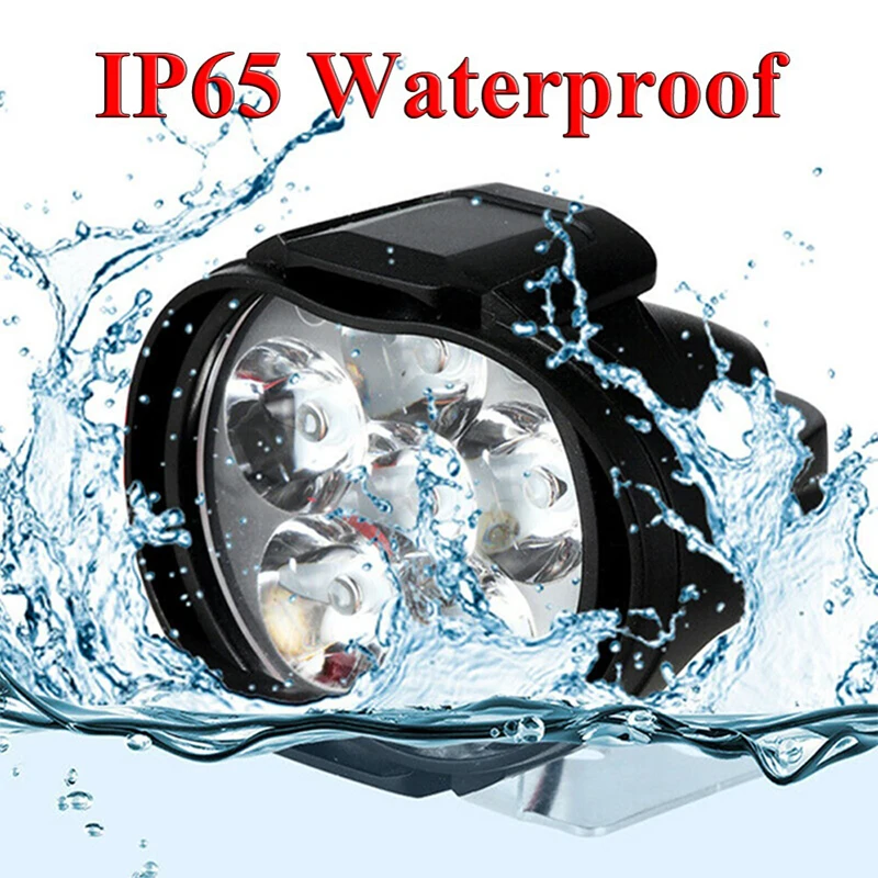 6LED 12V Motorfiets Koplampen Wit Super Heldere Werken Front Light 1500LM LED Scooters Spotlight Motor Mistlampht