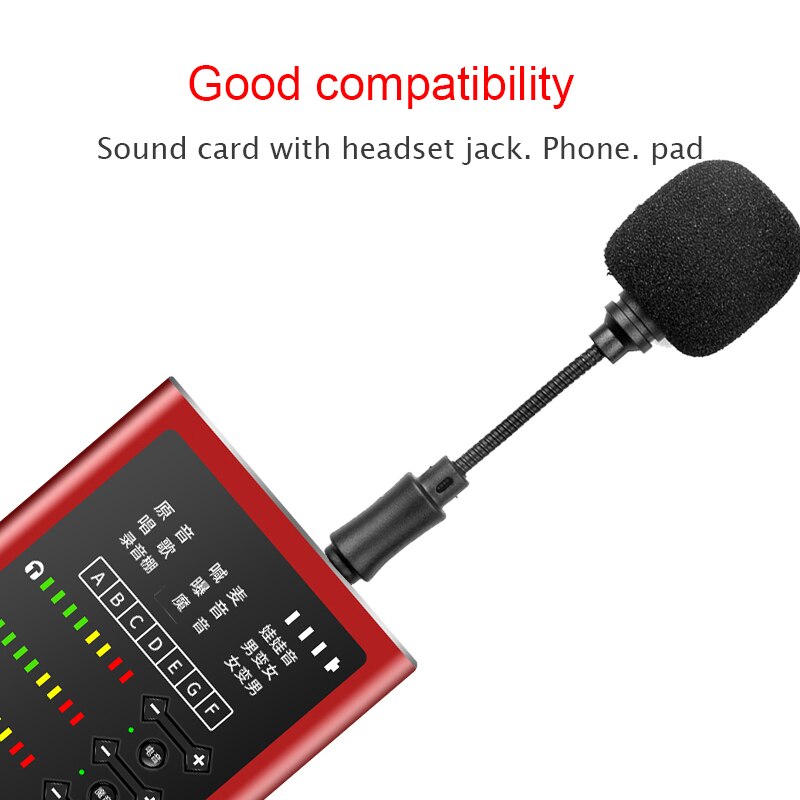 Kebidu Draagbare Mini Microfoon 3.5Mm Aux Mono/ Stereo/ 4 Pole Voor Mobiele Telefoon Computer Laptop Pc Opname thuisgebruik