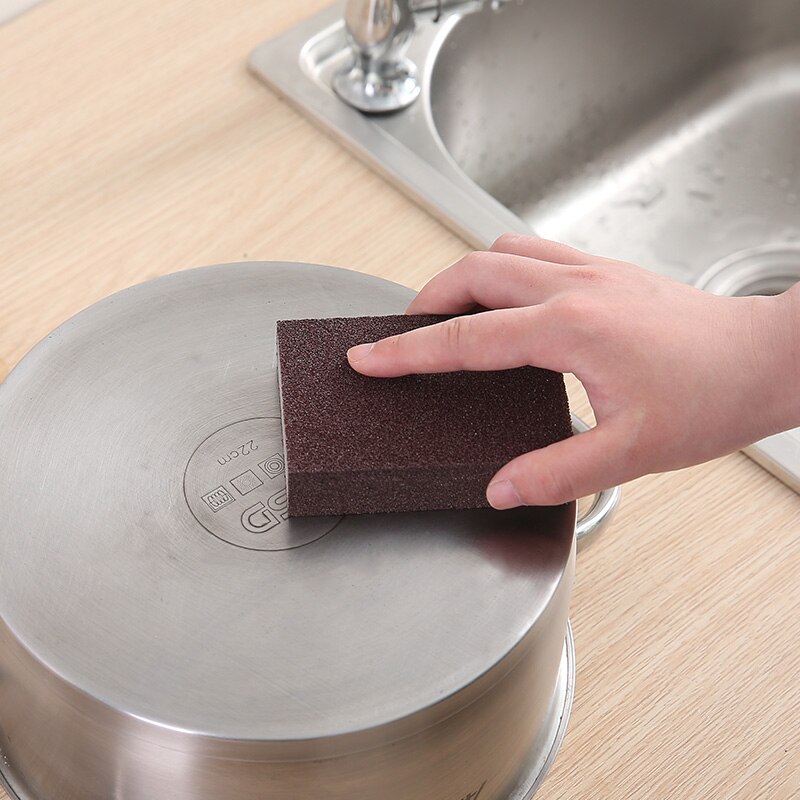 Éponge magique pour enlever la rouille, toile émeri, éponge en mélamine, nettoyant détartrant, pot à frotter, gadgets de cuisine, outils, accessoires