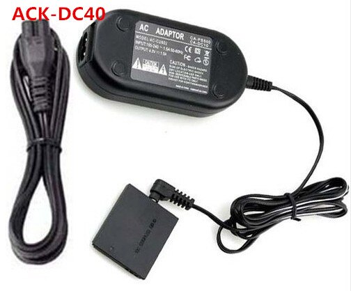 ACK-E10/ACK-E8/ACK-E18/ACK-DC40/EH-67/ACK-E6/ACK-E5/AC-PW20/DMW-AC8 adaptateur secteur pour Canon Nikon: ACK-DC40