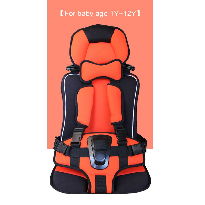 Baby Kleinkind Schutz Sitz Kissen Bis zu 12 Jahre Alte freundlicher Kind Tragbare Reisen Kissen Matte Kleinkind Sitzen Pad Matratze: Orange