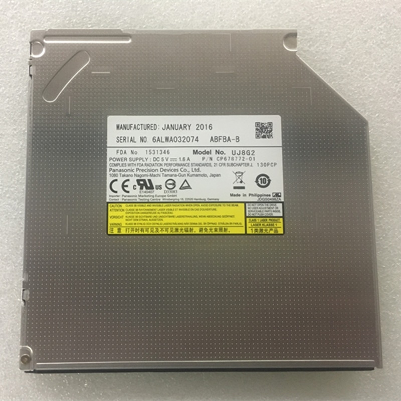 original DVD DVDRW Drive SATA 9.5mm UJ8A2 UJ8B2 UJ8C2 UJ8DB UJ8E2 UJ8HC UJ8FB UJ8G2 general super Slim multi DVD writer