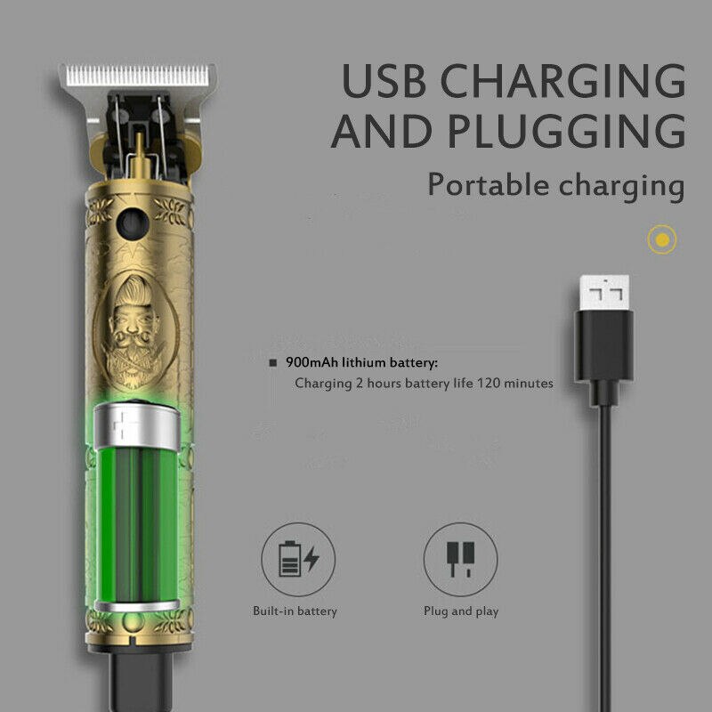 Cordless Rechargeable Beard Neck Body Hair Clipper Trimmer Portable Multipurpose YE