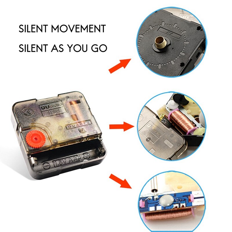 Large Digital Wall Clock Silent Nordic Yellow Modern Home Simple Wall Clock