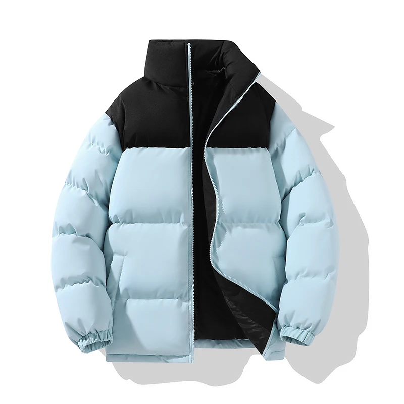 Men's White Duck Down Jacket Warm Thick Puffer Jacket Coat Male Casual Overcoat Thermal Winter Parka Men
