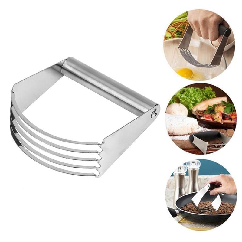 Baking Pastry Blades Butter Lard Manual Dough Blender Stainless Steel Flour Mixer Kitchen Baking Tools