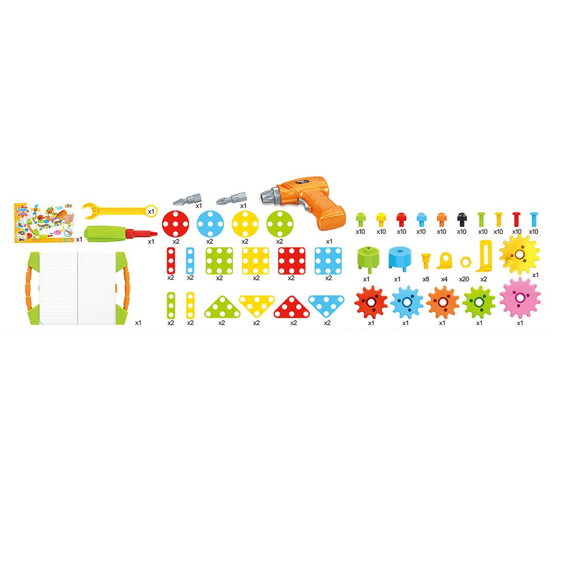 freundlicher Elektrische Bohrer Schraubendreher Puzzle Spielzeug 3D Bausteine Werkzeug Bausatz vorgeben Werkzeuge Spielzeug Bildung freundlicher Spielzeug -670A