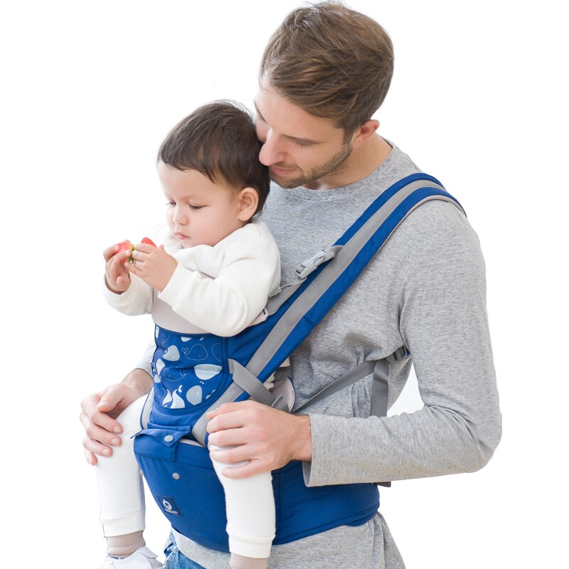 Kangaroo Baby Bag Pouch Sling Hip Child Carrier Ergonomic Baby Front &amp; Back Hoodie Baby Carrier Hipseat Multifunction Carrier