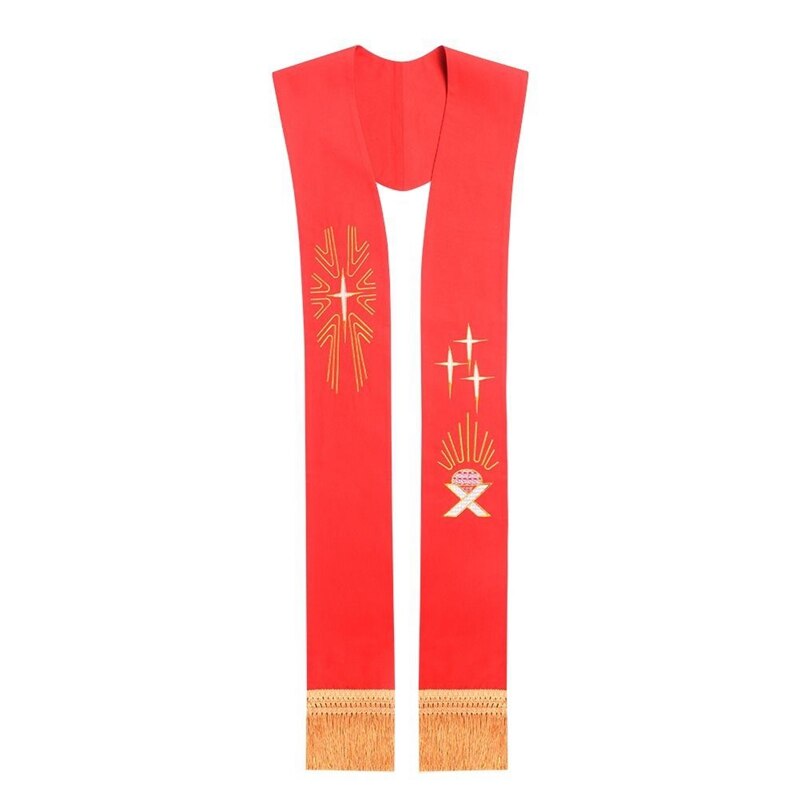 Catholic Priest Stole Church Father Pastor Clergy Wedding Stole Mass Scarf