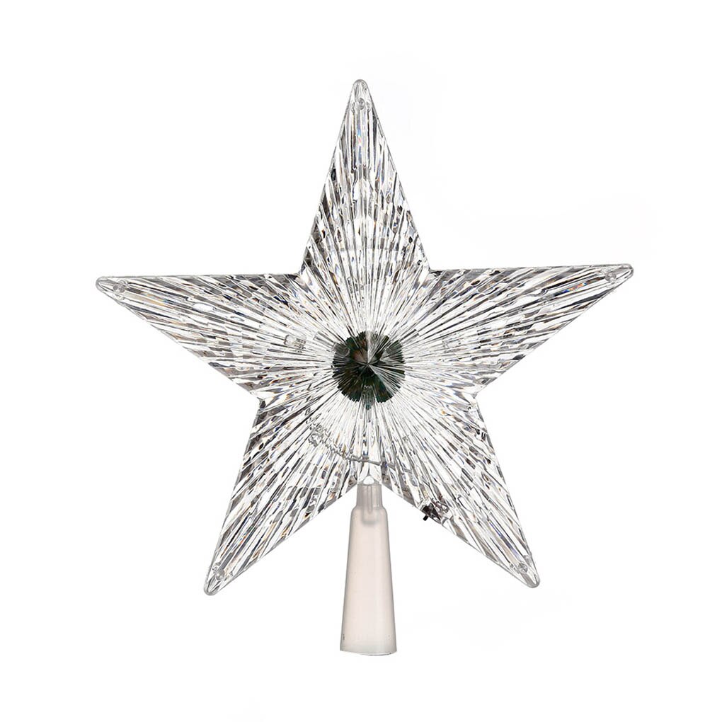 Farbwechsel LED Licht hoch Stern Weihnachten Baum Deckel Weihnachten Dekoration Multi Farbe LED Licht