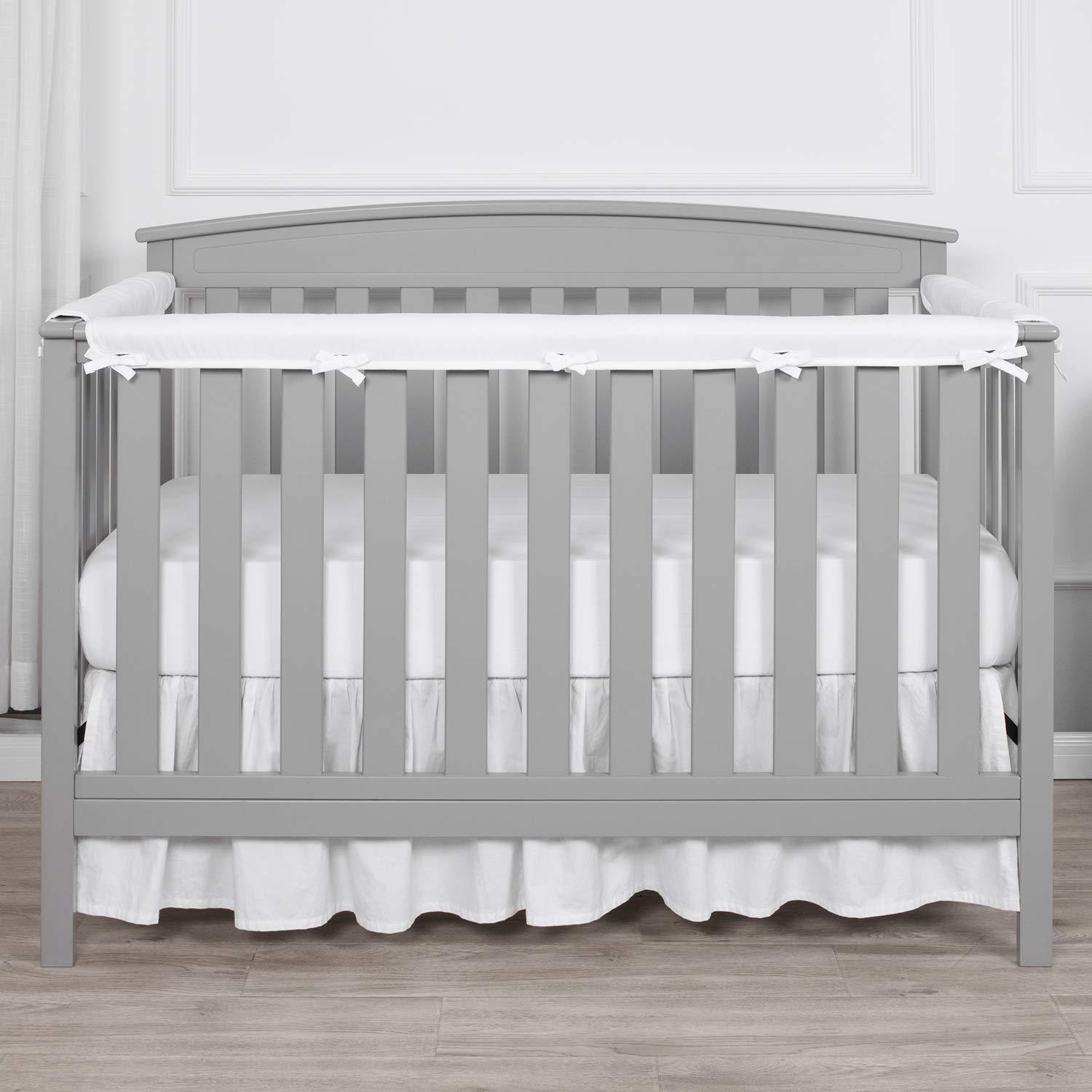 Baby children cotton bed fence cover anti-collision solid color baby bed universal guardrail cover Room decor Things to the room