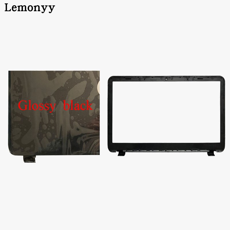 Laptop Top LCD Zurück Abdeckung/LCD Vordere Lünette/Scharniere für HP 15-G207NL 15-g209nl 15-g210nl 15-g070nr 15-G501NR: Glossy and B