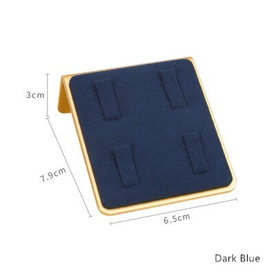 Présentoir Coffret Boîte à Bagues 34x24cm Velours Gris PRESENTOIRS POUR