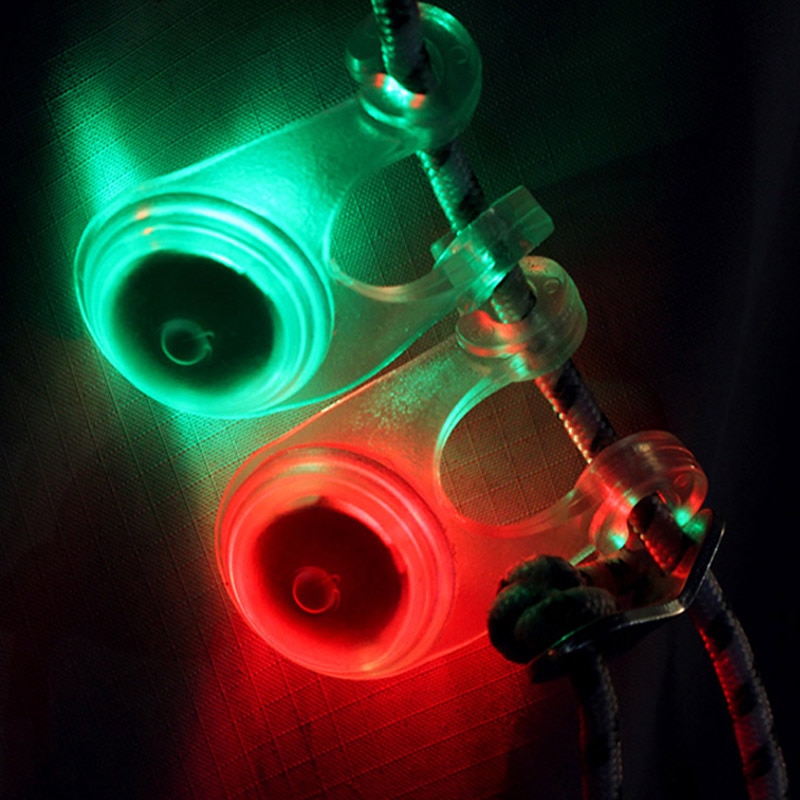 8 stk vandtæt led string guard lys mini lommelygte camping fiskeri hængende advarsel sikkerhedslys fiskeri lokke lys
